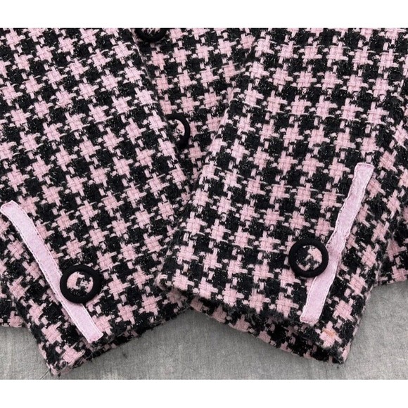 SPENSER JEREMY Blazer Jacket sz 4 Pink/Black Casual - Picture 1 of 16